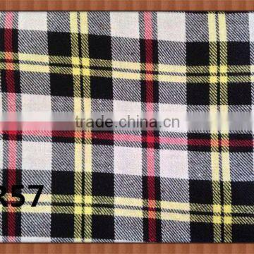 48.4%polyester New Style 101, Green Black Check Cotton Shirt Flannel Fabric photo-4