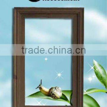 carved wooden mirror frames rectangular wall