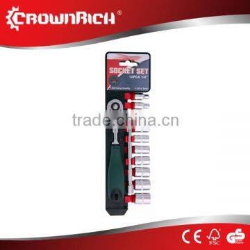 12pcs 1/4" High Quality Mechancial small ratchet tool set