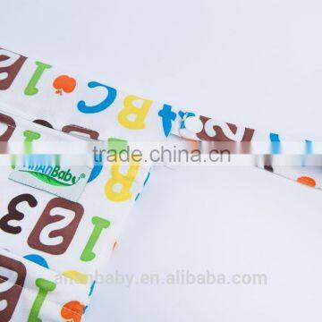 AnAnBaby Printed Pul Fabric Baby Diaper Bags With Zipper photo-3
