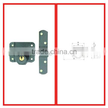 single cylinder steel bolt lock