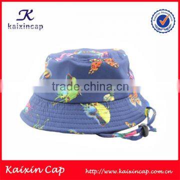 100% cotton bucket hat with string