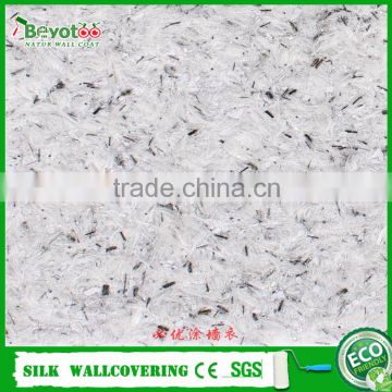 natural silk wallcovering interior fibre decor wall coating