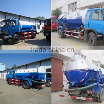 6000 liters vacuum tank truck,sewage suction truck,sewer cleaning truck