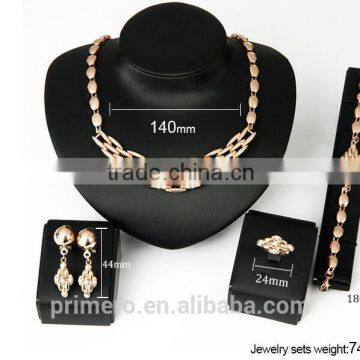 Jewelry Sets African Diamond Collar Statement Necklace Earrings Bracelet Fine Rings photo-3