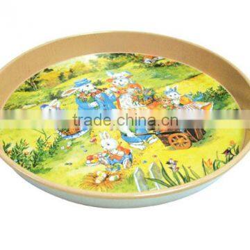 round bar serving tray,tin tray