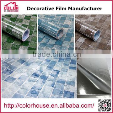 Mosaic style PVC decorative film for kitchen