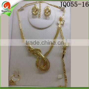 latest design gold plated jewelry sets jewelry manufacturer in china