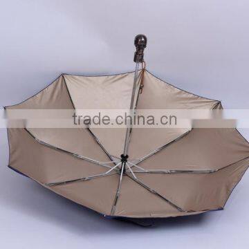 Chinese umbrella Windproof half Fiberglass Sun fold Umbrella