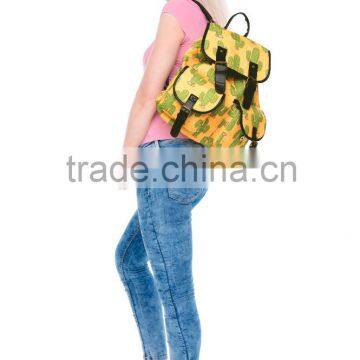 2016 3d Printed Mexico Cactus Vintage Canvas Rucksacks Cute School Satchel Rucksack Backpack Campus Bag photo-5