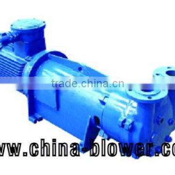 Monoblock liquid ring vacuum pumps