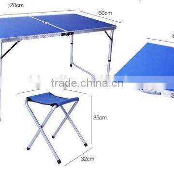 Camping Portable Aluminum Adjustable Height Folding Picnic Table Quality Choice photo-2