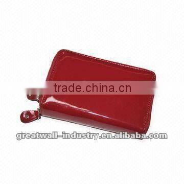 Double Zipper Wallet, Made of PU, Measures 13.00 x 8.50cm, Suitable for Ladies