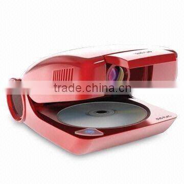 DVD LED Projector, Measuring 203 x 115.6 x 80mm