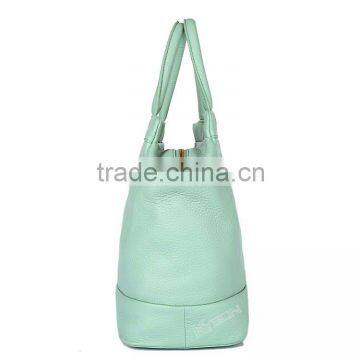 Super Soft Leather Fitness Bag,Spearmint Bag With Zippered Clutch Bag photo-3