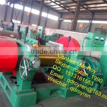 Automatic waste tire recycling line sepsrsting the fiber and rubber powder