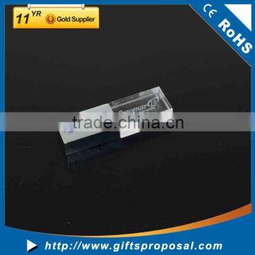 3D Inside Laser Logo Photography LED Crystal USB Flash Drive 2.0 Thumb Pendrive photo-2