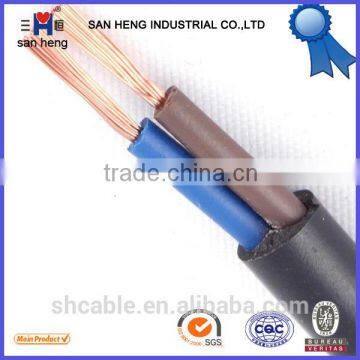 High Quality Cooper Conductor PVC Sheath Double Insulation Electric Cable BVV photo-2