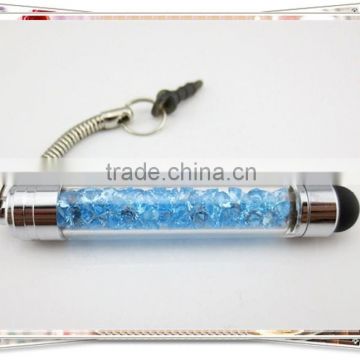 TCR- 0903 crystal touh pen for smartphone , small crystal gift pen