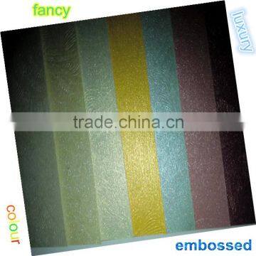 2015 fancy/glossy embossed pearl paper for wrapping