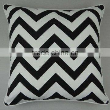 Chevron Printed sofa cushion