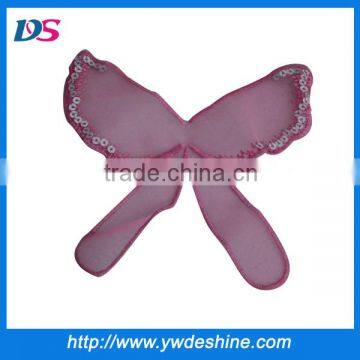 Wholesale applique embroidery bow patches CXB-124