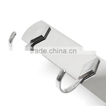 Quality Stainless Steel Hook Hanger Clothes Storage Bathroom Accessories Coat Hanger 4 Hooks photo-4