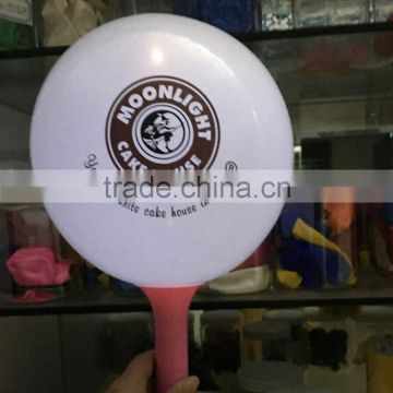 12 inches round shape logo inflatable rubber balloon