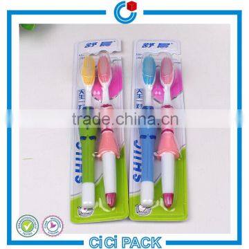 OEM hot stamping high quality toothbrush pack box wholesale