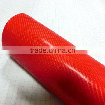 High glossy reflective 4d car decoration protective carbon fiber heating film