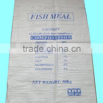 50kg pp recycled woven bags for packaging agricultural products like rice and flours