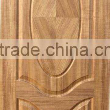 Good quality molded teak HDF door skin / door skin