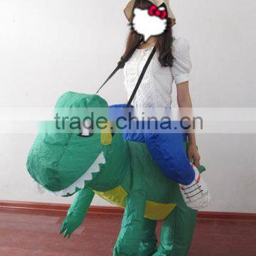 DJ-CO-112 Halloween Christmas Cosplay Inflatable Dinosaur Costume Party Fancy Dress Unisex Crops New photo-4