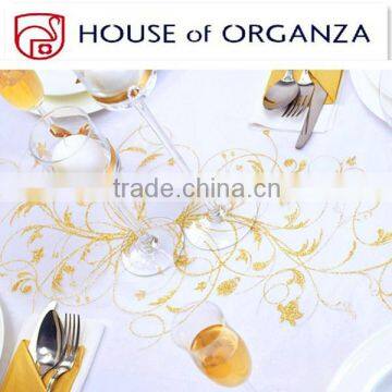 Bronzing Organza for Banquet Decoration