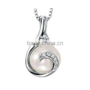 pearl necklace patterns 925 Sterling silver for women