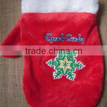 Plush Christmas Gloves with Embroidery logo