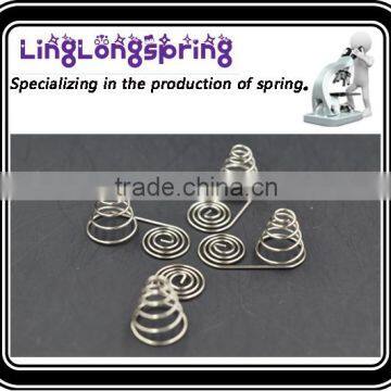 nickle plated metal AA battery contact spring