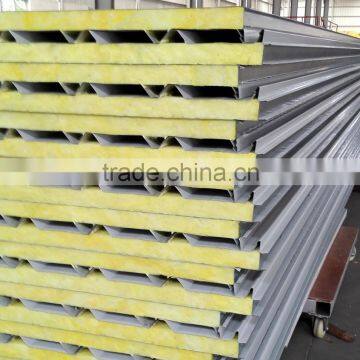 Fire proof glass wool sandwich panel