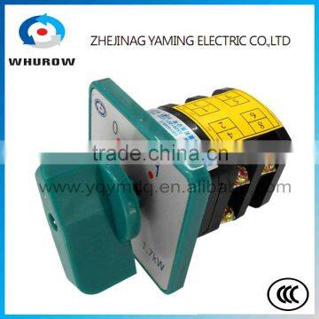 Changeover rotary cam universal switch HZ5-10/1.7 L02 two poles 1.7kw electrical low current control machine