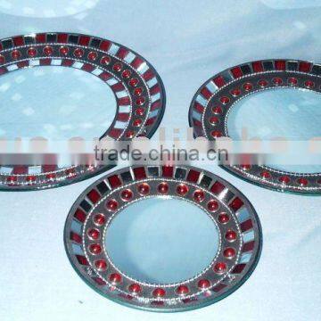 glass mosaic plate