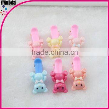 Selling the European and American children hair accessories Acrylic bear hair clips