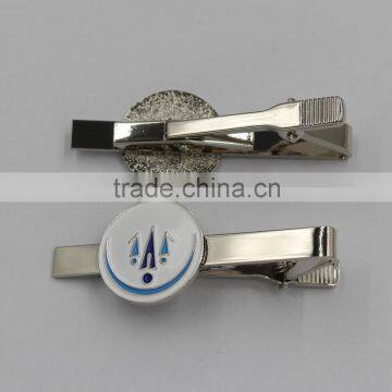 Promotioal gifts metal color filled bow tie clip