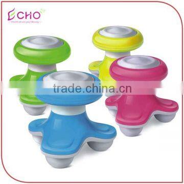 High Quality Handheld Electric Mini Body Massager with USB/Battery Operated in Triangle Shape