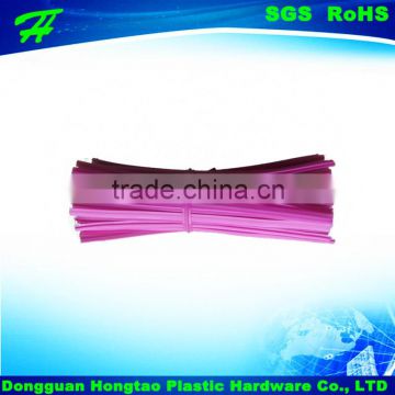 plastic coated metal wire pliable cable tie