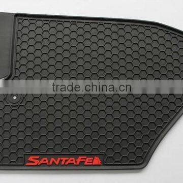 Easy Clean 4pcs Car Floor Mats For HYUNDAI SANTAFE photo-5
