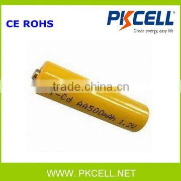 Good sales Nicd aa 1.2v battery 500mah nicd battery for electric shaver