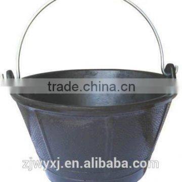 rubber bucket for building