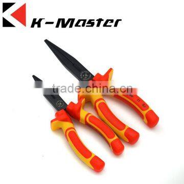 K-Master 1000V 6"/160mm 8"/200mm insulated VDE long nose electrician plier