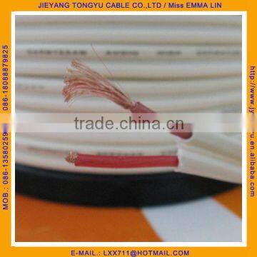Audio Cable 18AWG White Soft Speaker Cable Square Speaker Wire photo-2