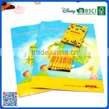 Custom Design Wholesale Unique Coloring Books Printable With Crayon Sets photo-2